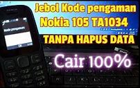 Cara Buka Kode Puk Hp Nokia 105 Tanpa Pc