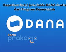 Saldo Dana Gratis Dari Pemerintah 2023